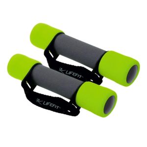 Lifefit Bučice Plus 2x1,5kg, Green
