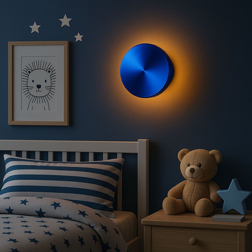 Zidna Lampa Aura - 15520 - M - M, boje: Plava slika 1