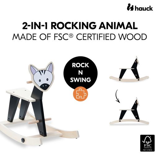 Hauck životinja na ljuljanje Rock N Swing Zebra slika 2