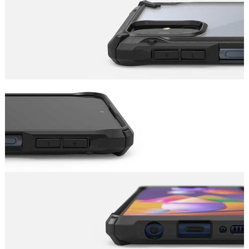 Ringke Fusion X Design izdržljiva futrola za Samsung Galaxy M31s Camo crna slika 2
