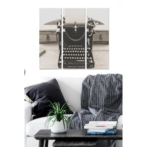 Dekorativna Slika od MDF-a u Više Boja MDF1248088 (Set od 3 Komada)