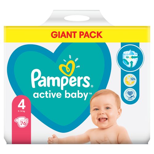 Pampers Active Baby Giant Pack slika 4