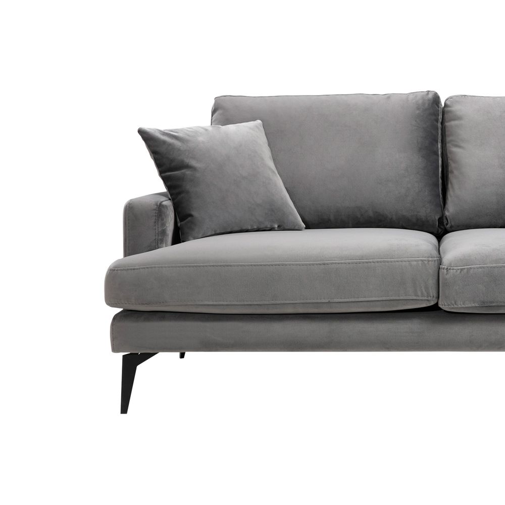 Papira Dvosjed - Siva Dvosjed Sofa slika 2