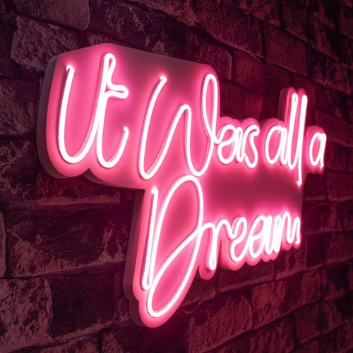 It was all a Dream - Pink Pink Decorative Plastic Led Lighting slika 1