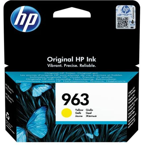 HP 963 Yellow Original Ink Cartridge 3JA25AE#BGX slika 1