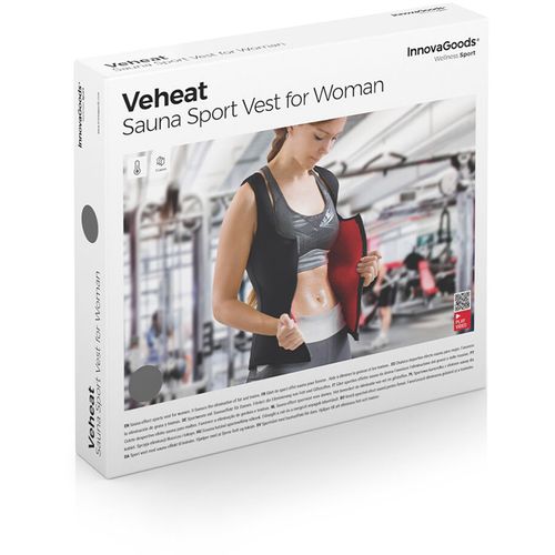 Ženski sportski prsluk s učinkom saune Veheat InnovaGoods XL slika 2