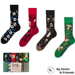 Socks & Friends Set Čarapa 4/1 Scary and Goofy
