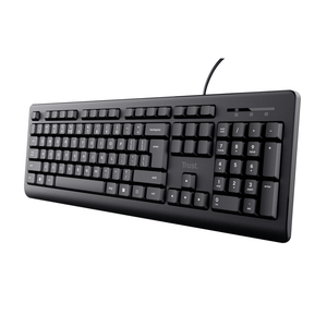 Tastatura TRUST Basic žična US crna