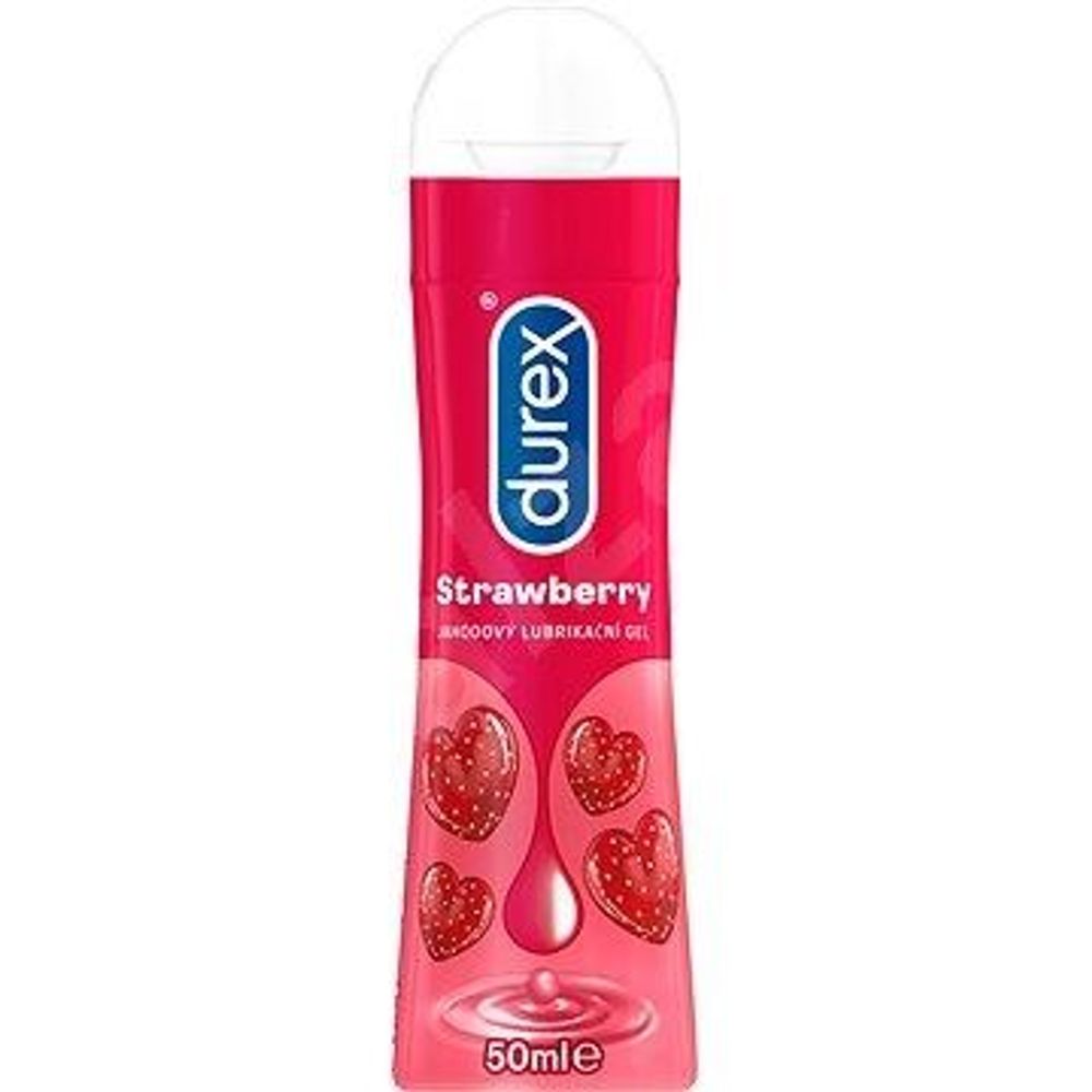 Lubrikant Durex Saucy Strawberry 50ml slika 1