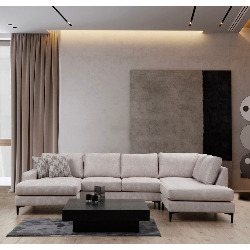 Porto Corner (CHL-02-C-EOT) - Bež Ugaona Sofa slika 2