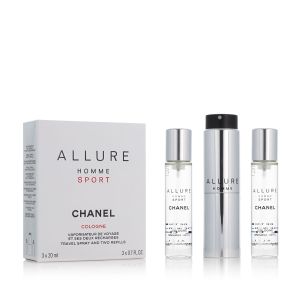 Chanel Allure Homme Sport EDC Refillable 20 ml + EDC Refillable 2 x 20 ml (man)