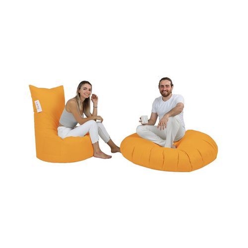 Atelier Del Sofa Balina - Baštenski Bean Bag Narandžaste Boje slika 5