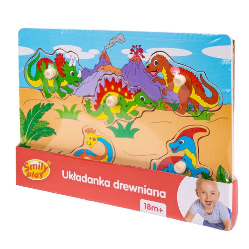 Drvene puzzle Smily Play Dinosaur slika 2