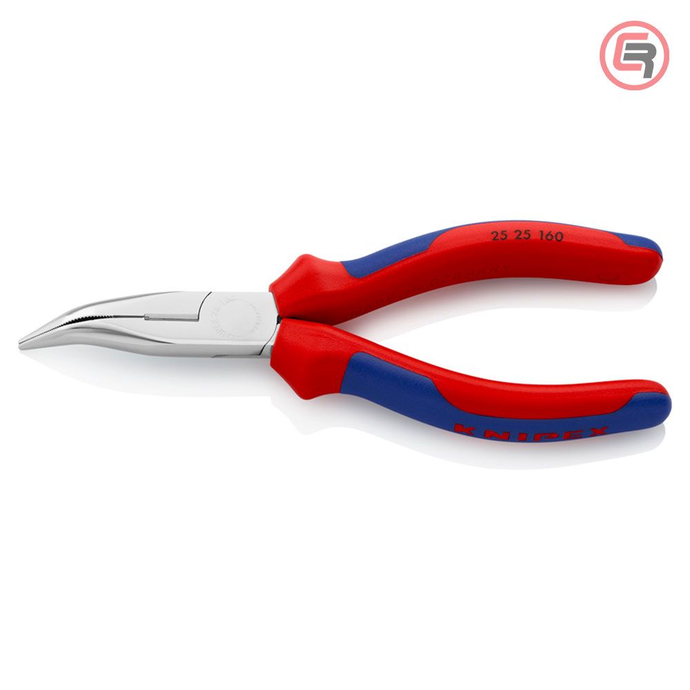 Knipex Kliješta Poluokrugla Špicasta Kriva 160mm – 25 25 160 slika 1