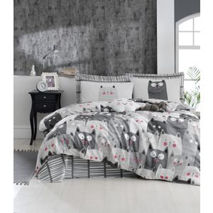 L'essential Maison Duvarda Kediler - Sivo Beli
Siva
Crni Set Pokrivača za Bračni Krevet