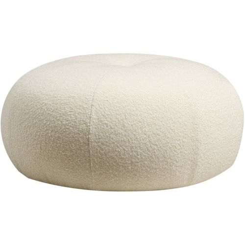 Tina - Bouclet White Bouclet White Pouffe slika 2