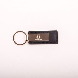 Privjesak za ključ od kože i metala - Honda
