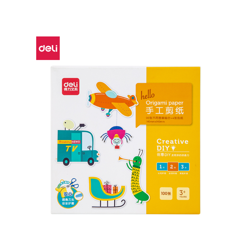 Deli Papir za iskrajanje + makaze – Objekti  74802 slika 1