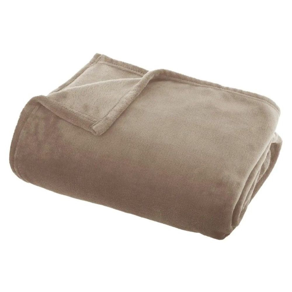 ATMOSPHERA deka flanel - bež - 125x150 cm slika 1