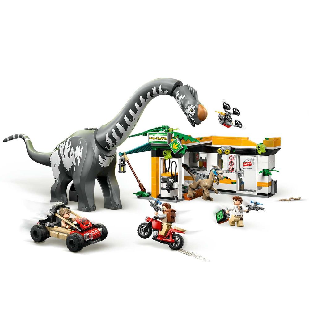 LEGO 76973 Raptor & Titanosaurus Tracking Mission slika 3