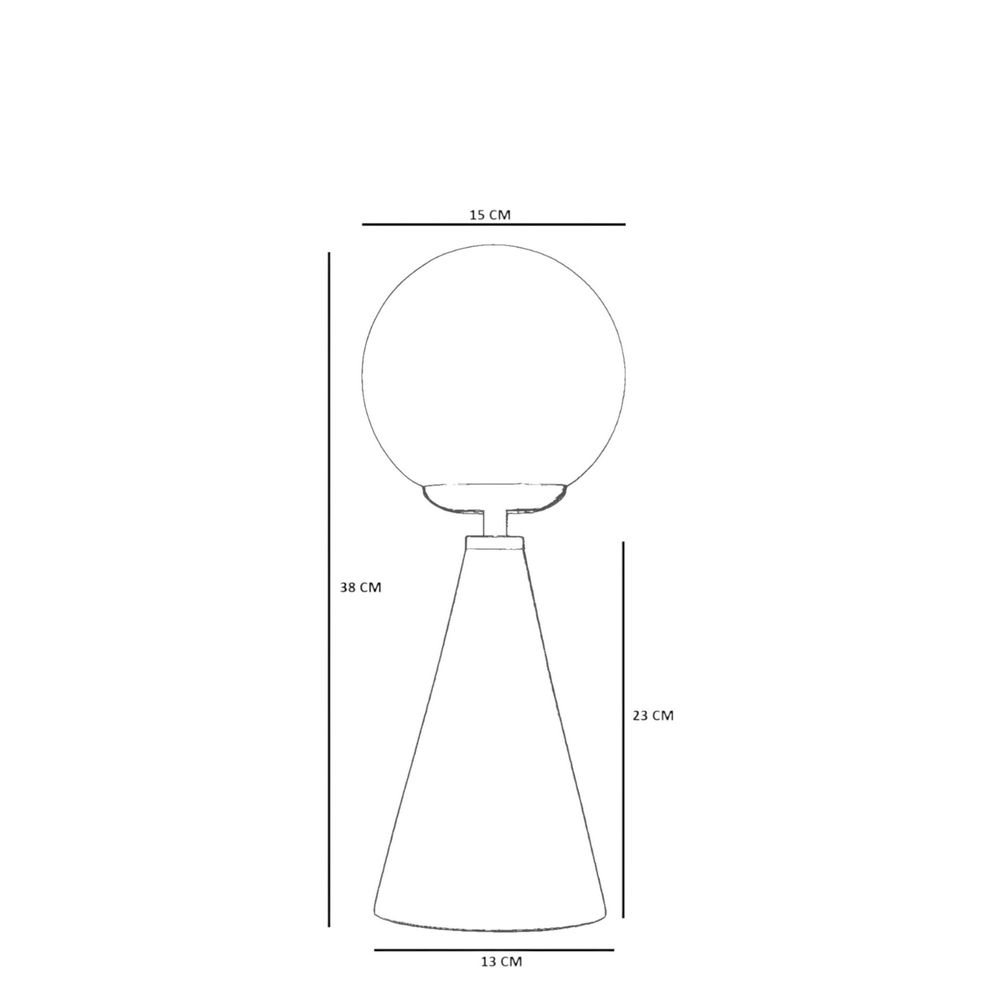 Lampa za sto 8899-1 u bijeloj, crnoj i orahovoj boji slika 5