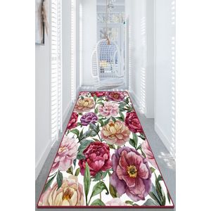 Assurance Djt  Multicolor Hall Carpet (80 x 100)