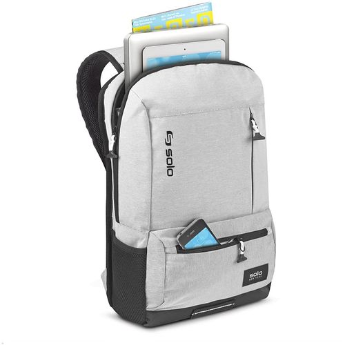 SOLO ruksak za laptop NY Draft, sivi slika 5