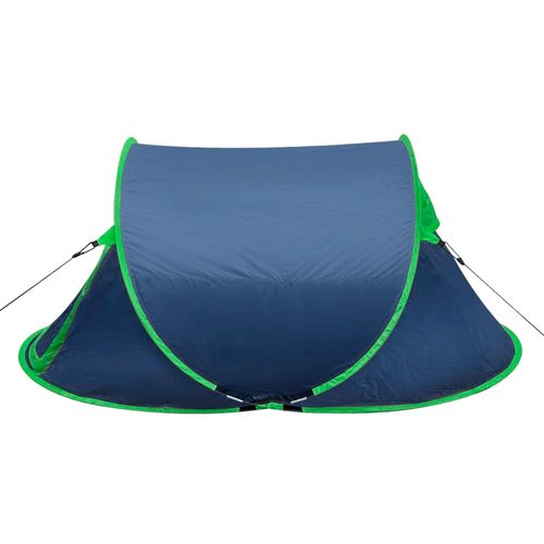 Prigodni šator za kampiranje za 2 osobe mornarsko plavi / zeleni slika 17