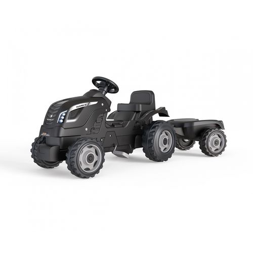 SMOBY traktor s prikolicom 142 x 44 x 55 cm crni 710131 slika 1