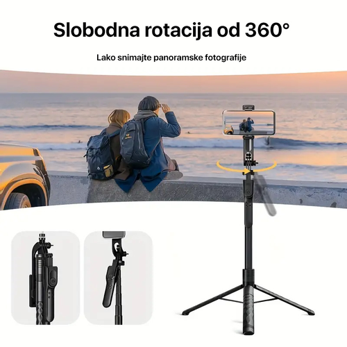 Selfie stick K28p + tripod slika 2