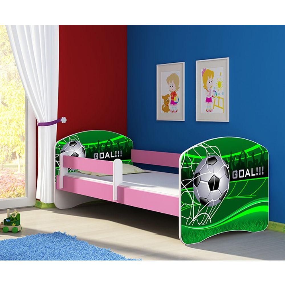 ACMA Dječiji krevet Acma II Pink - 160x80cm - Dezen 14 slika 1