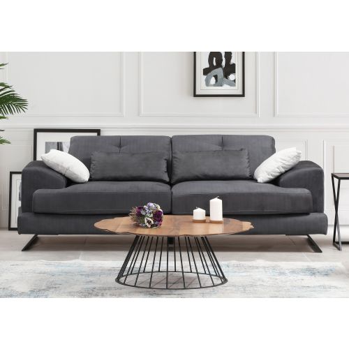 Atelier Del Sofa Frido trosed u antracit boji slika 1