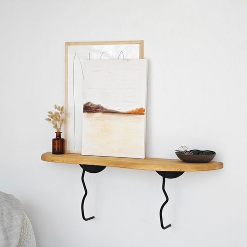 Edera - Black, Oak Black
Oak Wall Shelf slika 3