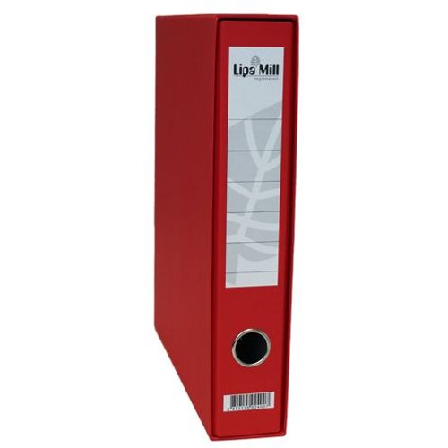 Registrator s kutijom A4, 6 cm, Lipa Mill, crveni slika 2