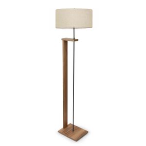 AYD-2825 Bež Drvena Podna Lampa