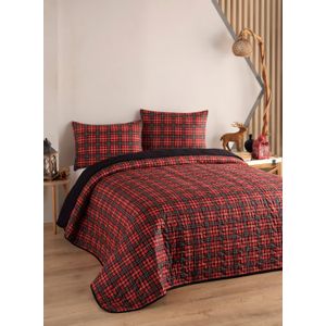 Iskoç - Red Red Double Bedspread