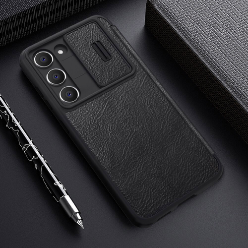 Futrola Nillkin Qin Pro Leather za Samsung S911B Galaxy S23 crna slika 6