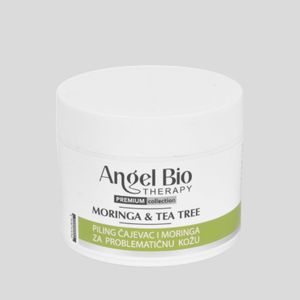 Angel Bio Therapy piling za lice od čajevca i moringe za problematičnu kožu 50ml