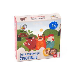 Vrabac Piko igra memorije Životinje