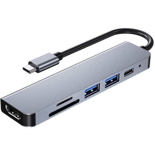 Adapter-konverter USB Tip C 3.1 na HDMI/3xUSB slika 1