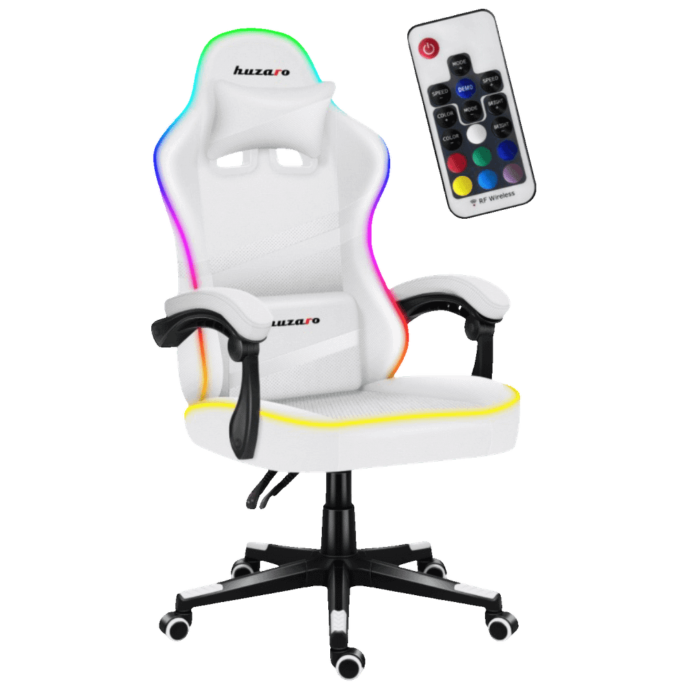 Huzaro Gaming stolica / Force 4.4 RGB White, daljinski upravljač slika 1