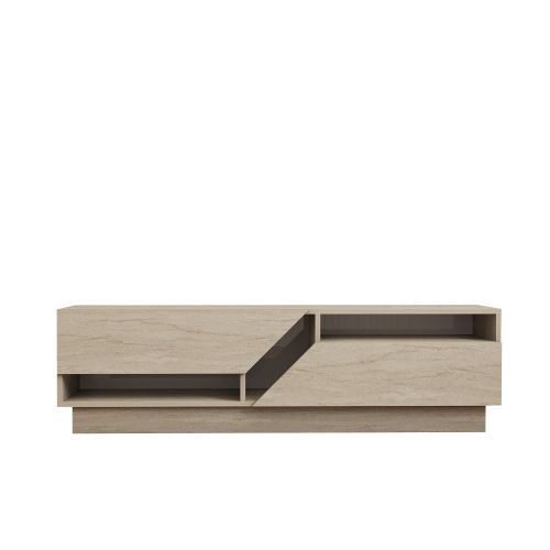 Woody Fashion TV stalak KOZA, boja Travertine slika 5