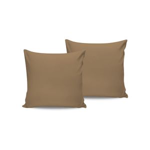 Colourful Cotton Komplet jastučnica (2 komada) (FR) Svijetlo smeđa