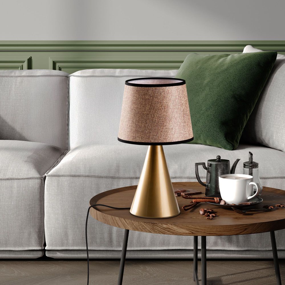 Kona - 15486 GoldBeige Stolna Lampa slika 1