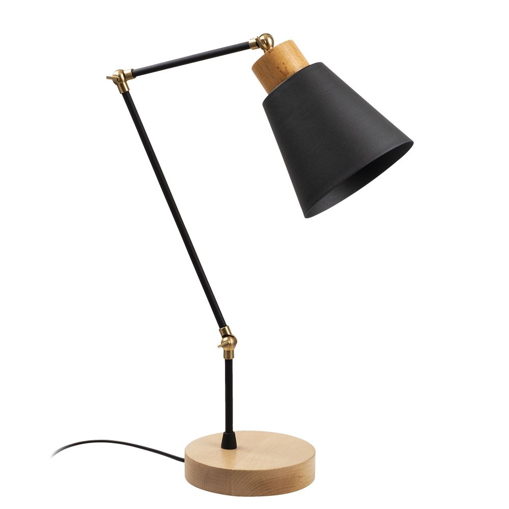 Manavgat - N-590 Crna Oak Lampa za Sto slika 3