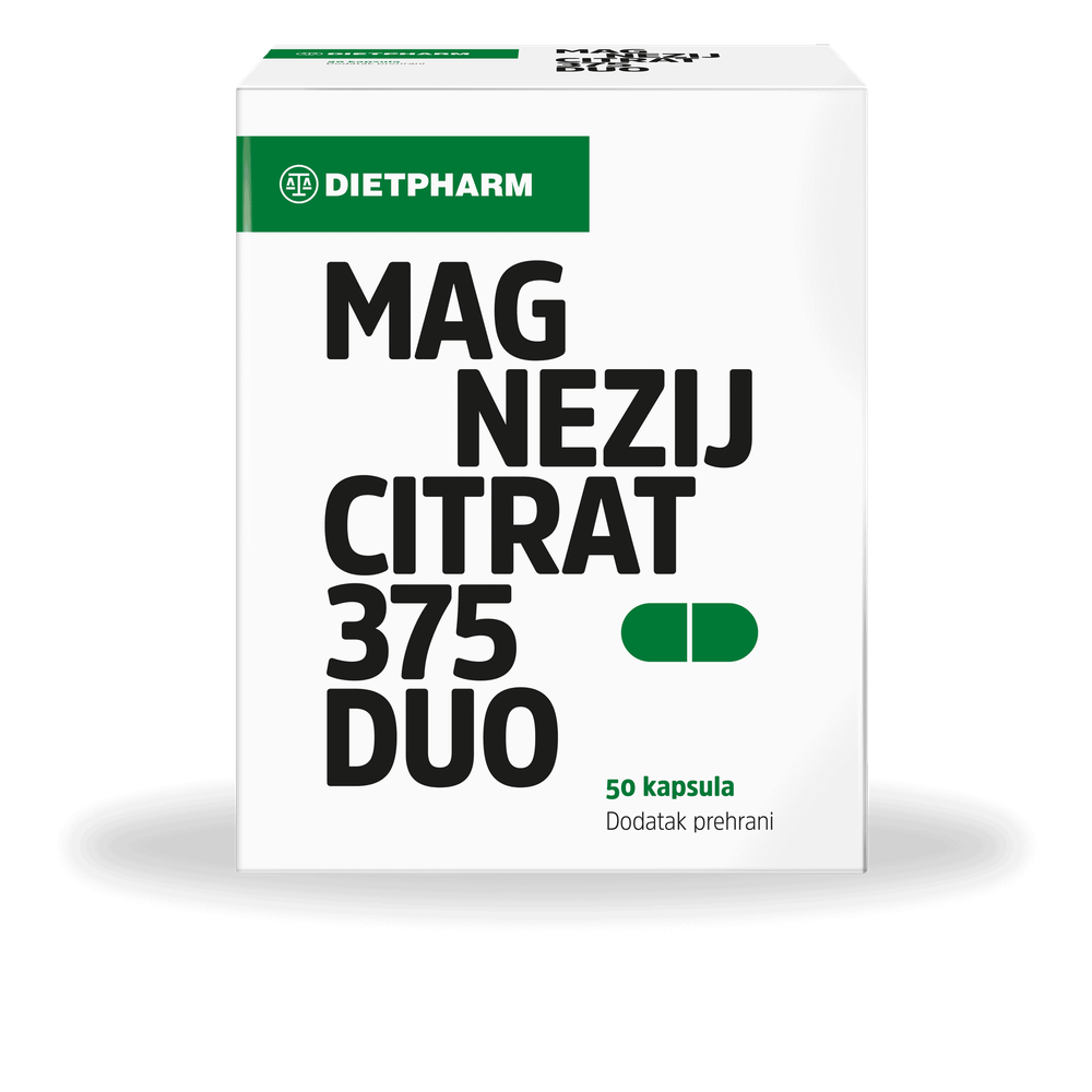DIETPHARM MAGNEZIJ CITRAT 375 DUO CPS A50 slika 1