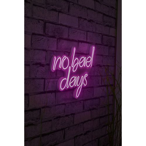 Wallity Ukrasna plastična LED rasvjeta, No Bad Days - Pink slika 10