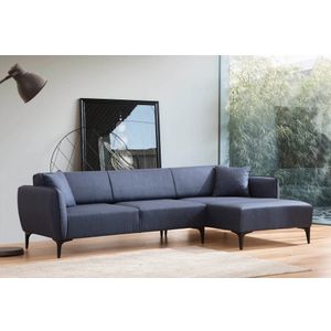 Atelier Del Sofa Kutna garnitura, Plava, Belissimo Right - Blue