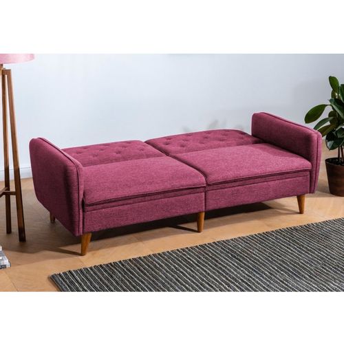 Terra-TKM02-94819 Claret Red Sofa-Bed Set slika 3