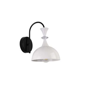 Opviq Zidna lampa 467, bijela, crna